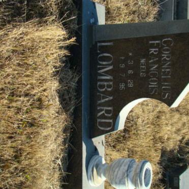 LOMBARD Cornelius Francois 1929-1995