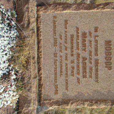 MOSSOP Mary Agnes 1892-1946