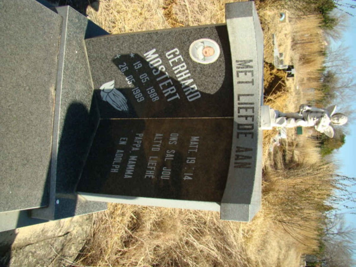 MOSTERT Gerhard 1988-1989