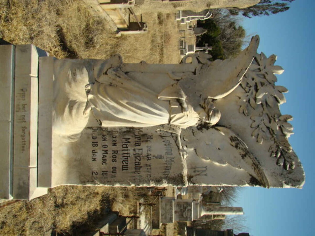 MATTHEW Maria Elizabeth nee ROSSOUW 188?-1922