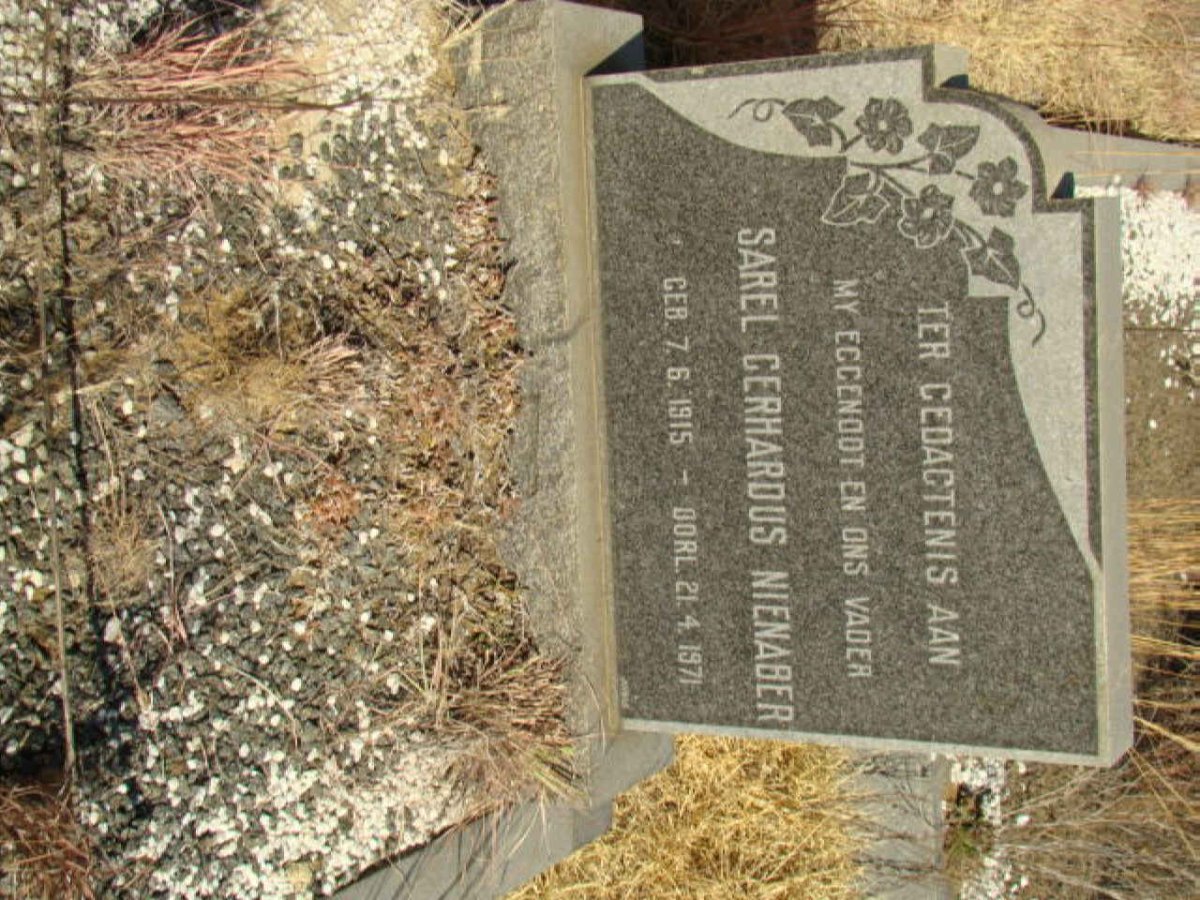 NIENABER Sarel Gerhardus 1915-1971