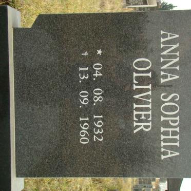 OLIVIER Anna Sophia 1932-1960