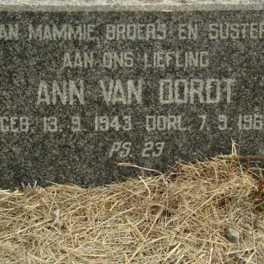 OORDT Ann, van 1943-1960