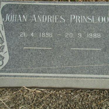 PRINSLOO Johan Andries 1898-1988