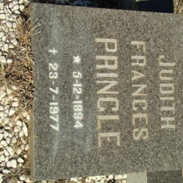 PRINGLE Judith Frances 1894-1977