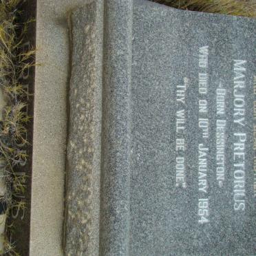 PRETORIUS Marjory nee DESSINGTON -1954