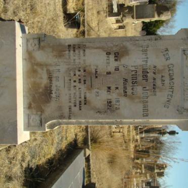 PRINSLOO Gertruider Johanna nee HUMAN 1875-1922