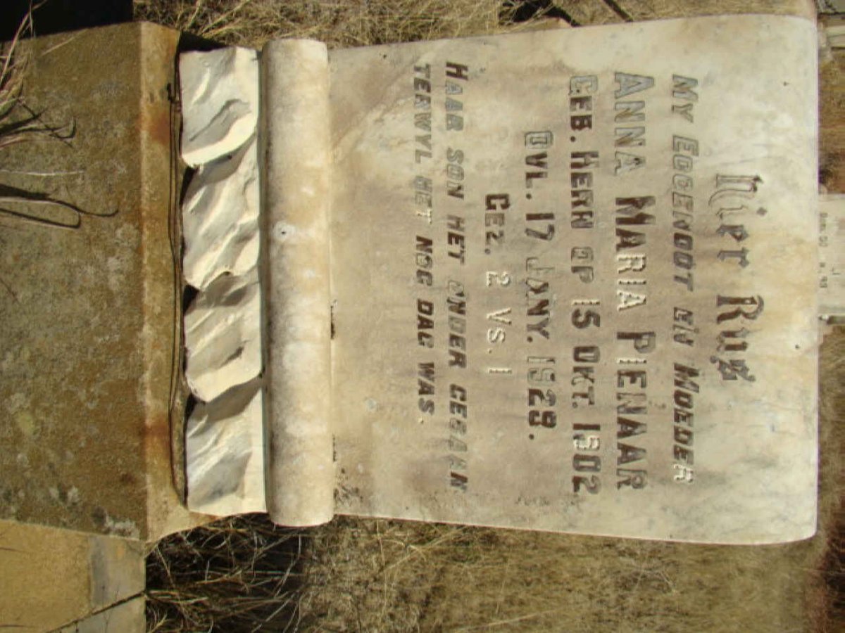 PIENAAR Anna Maria nee HERN 1902-1929