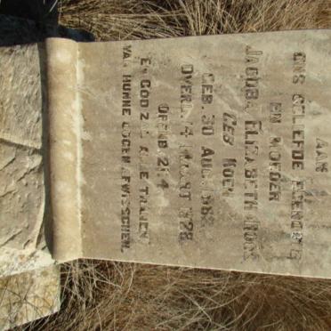 ROOS Jacoba Elizabeth nee KOEN 1882-1928