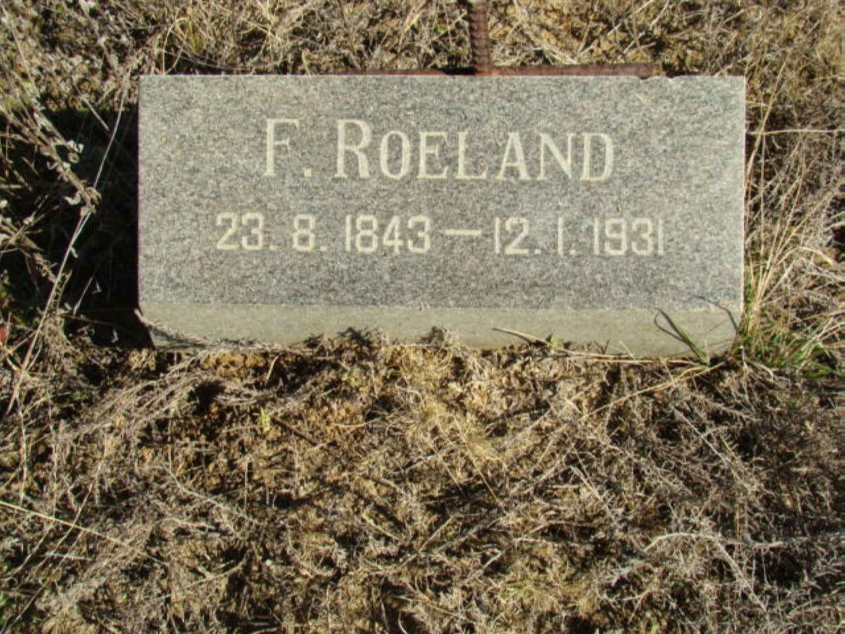 ROELAND F. 1843-1931