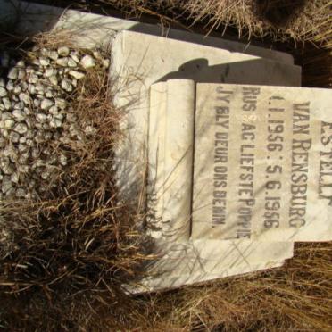 RENSBURG Estelle, van 1956-1956