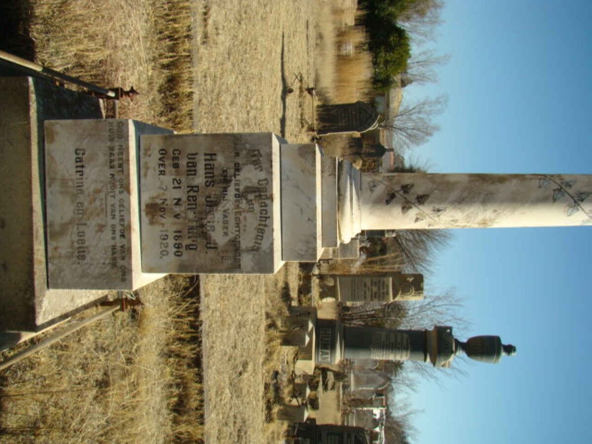 RENSBURG Hans Jurie J., van 1890-1920