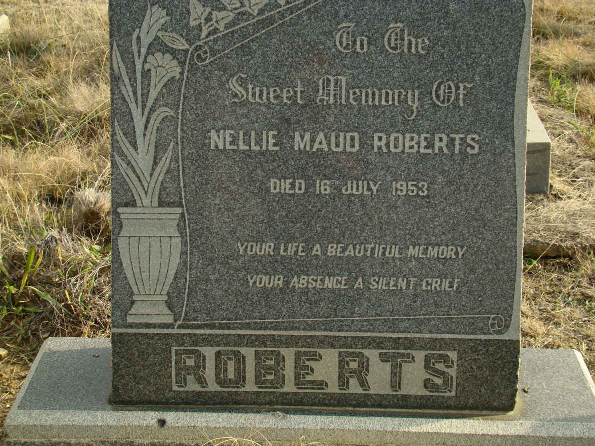 ROBERTS Nellie Maud -1953