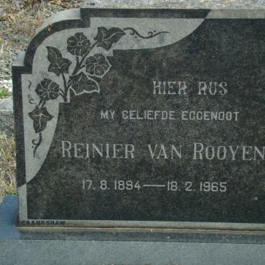 ROOYEN Reinier, van 1894-1965