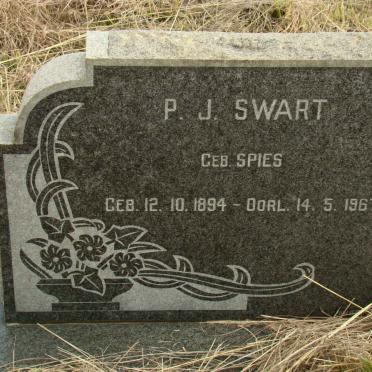 SWART P.J. nee SPIES 1894-1967