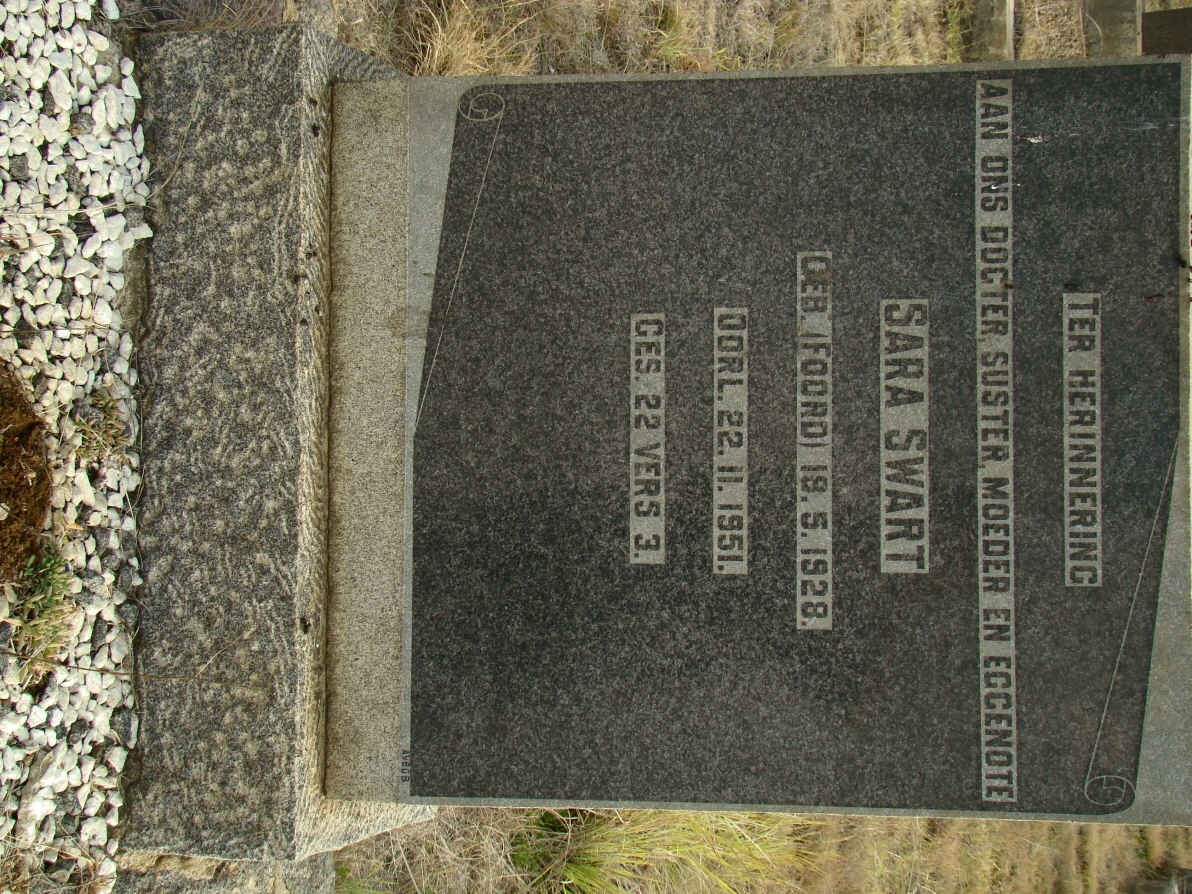 SWART Sara nee FOORD 1928-1951