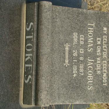 STOKES Thomas Jacobus 1887-1964