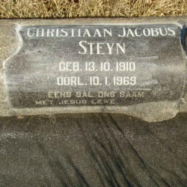 STEYN Christiaan Jacobus 1910-1969