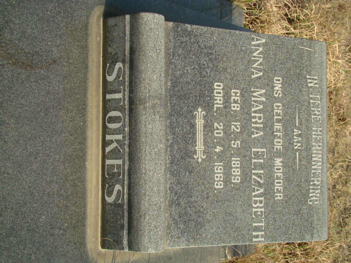 STOKES Anna Maria Elizabeth 1889-1969