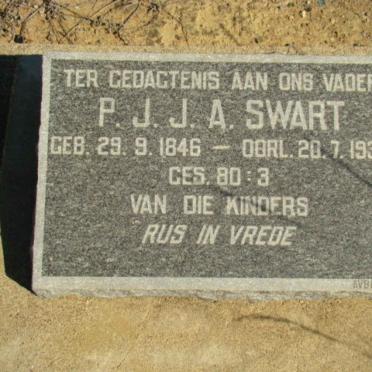 SWART P.J.J.A. 1846-1939