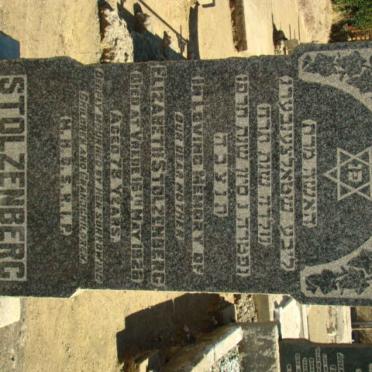 STOLZENBERG Elizabeth -1926