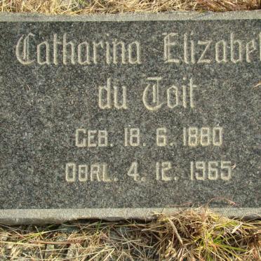 TOIT Catharina Elizabeth, du 1880-1965
