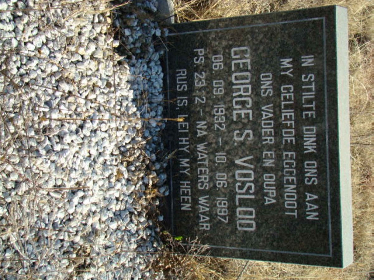 VOSLOO George S. 1932-1997