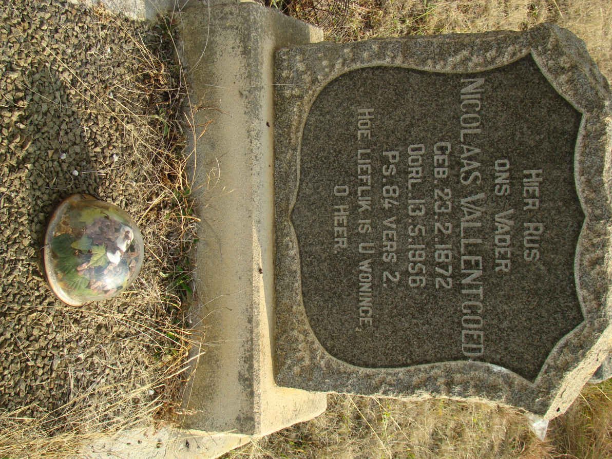 VALLENTGOED Nicolaas 1872-1956