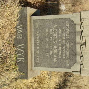 WYK Albertus Adriaan, van 1878-1967