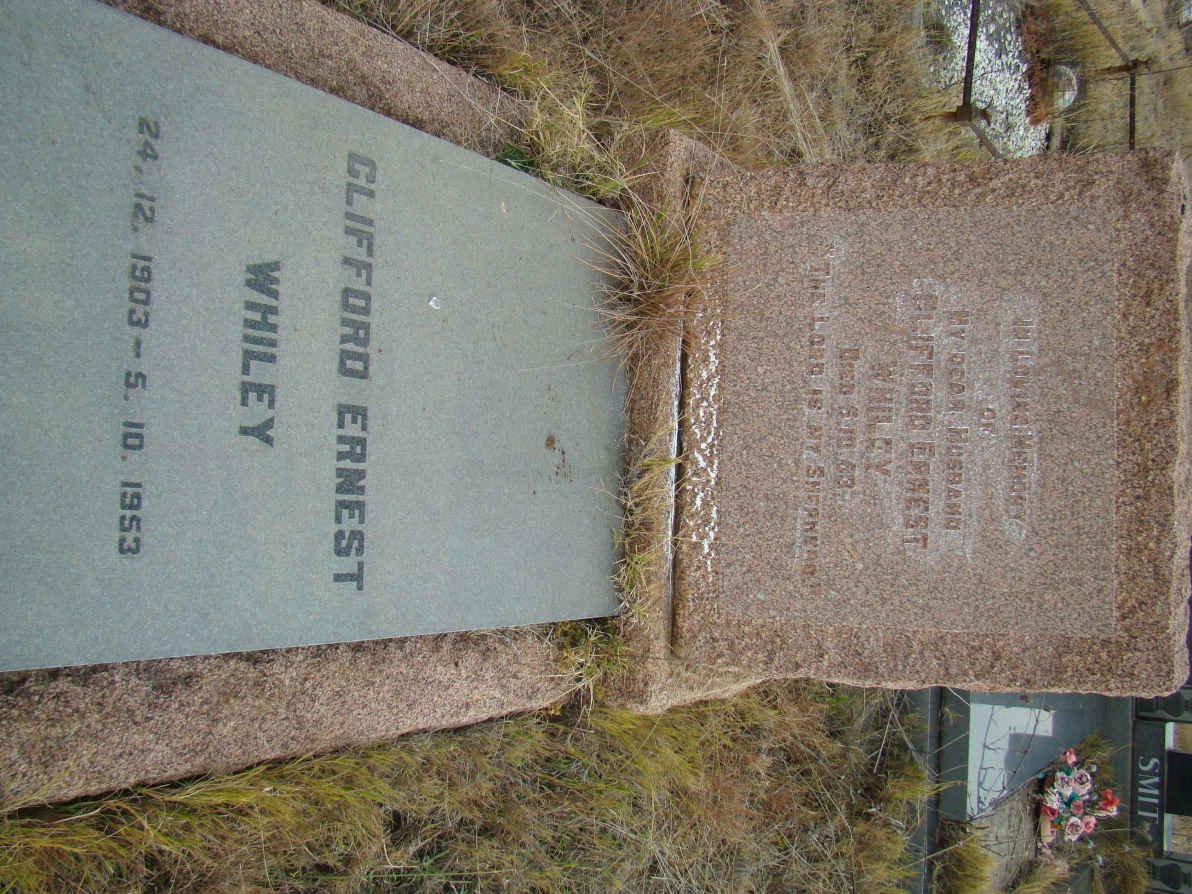 WHILEY Clifford Ernest 1903-1953