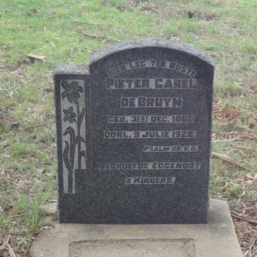 BRUYN Pieter Carel, de 1866-1928