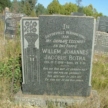 BOTHA Willem Johannes Jacobus 1906-1951