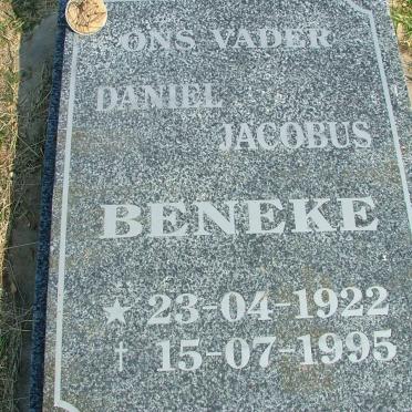 BENEKE Daniel Jacobus 1922-1995