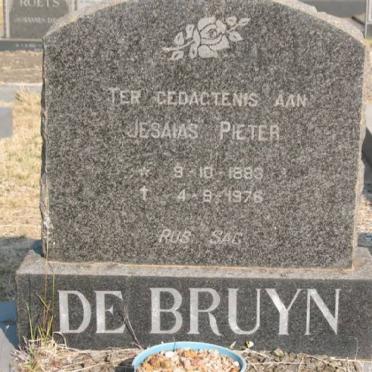 BRUYN Jesaias Pieter, de 1883-1976