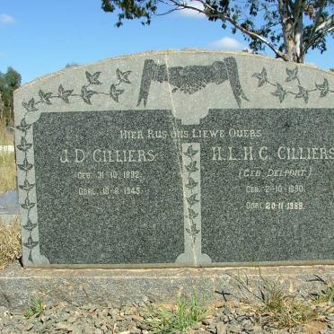 CILLIERS J.D. 1892-1949 &amp; H.L.H.C. DELPORT 1890-1959