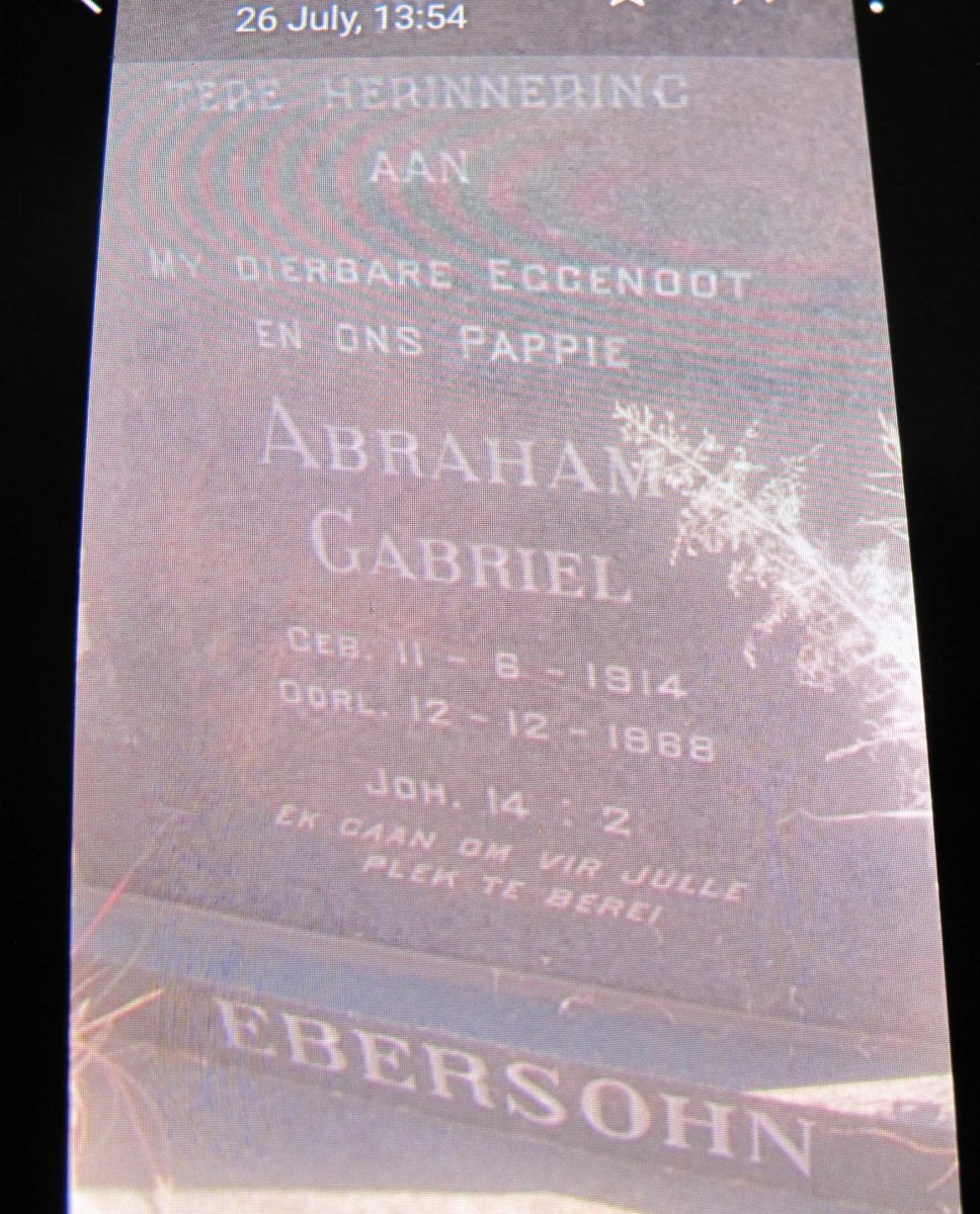 EBERSOHN Abraham Gabriel 1914-1968