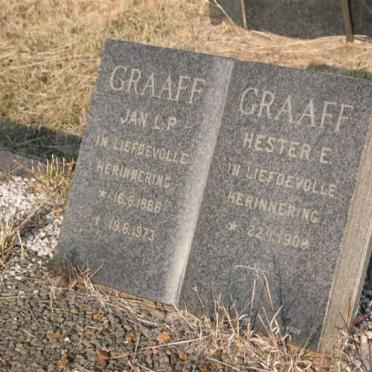 GRAAFF Jan L.P. 1886-1973 &amp; Hester E. 1908-