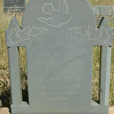 HATTINGH Pieter Willem 1871-1922