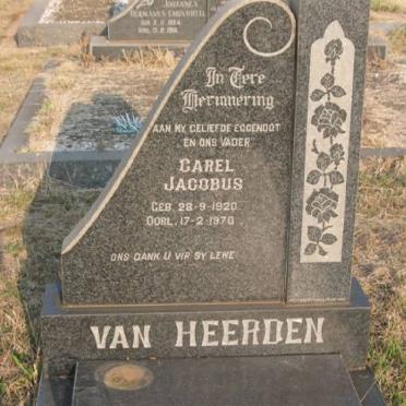 HEERDEN Carel Jacobus, van 1920-1970