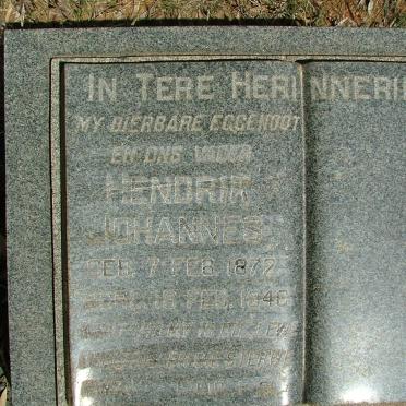 JANSEN Hendrik Johannes 1872-1948