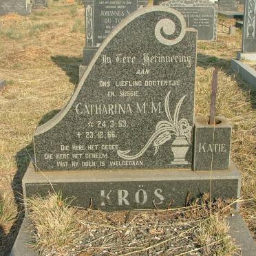 KROS Catharina M.M. 1953-1966