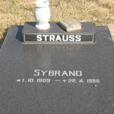 STRAUSS Sybrand 1909-1986