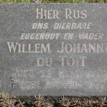 TOIT Willem Johannes, du 1878-1955