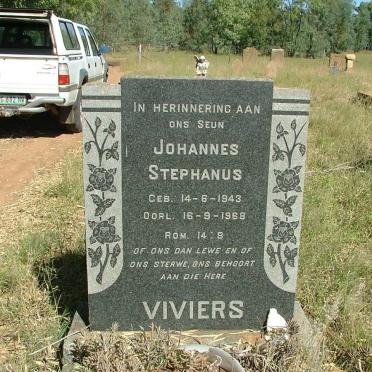 VIVIERS Johannes Stephanus 1943-1968