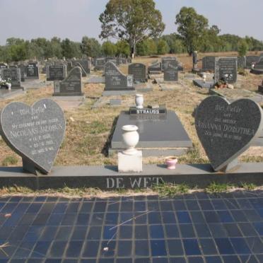 WET Nicolaas Jacobus, de ??-?? &amp; Johanna Dorothea nee ?? ??-