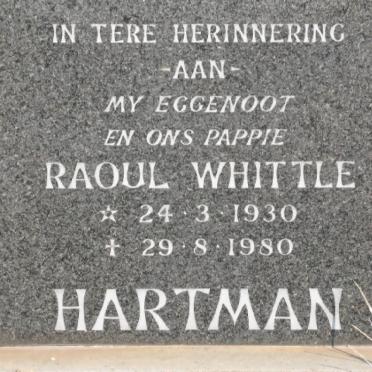 WHITTLE Raoul 1930-1980