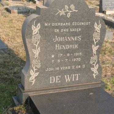 WIT Johannes Hendrik, de 1915-1970