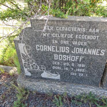 BOSHOFF Cornelius Johannes 1891-1962 & Maria Johanna Margaretha LOURENS 1893-1974 _2