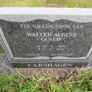 CARSHAGEN Walter August Gustav 1909-2004