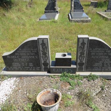 GOUWS Rudolf Johannes du Preez 1891-1980 & Josephine Mary Anne BINGHAM 1894-1980